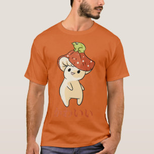 Camiseta Cogumelo - Sapo de anime Kawaii bonito - Aesth Jap