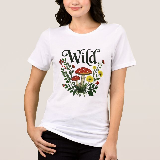 Camiseta Cogumelo Selvagem (Frente)