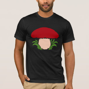 Camiseta Cogumelo Simples Belo Fungo de Tampa Natureza Comi