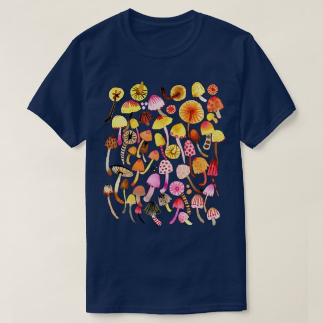 Camiseta Cogumelos (Frente do Design)