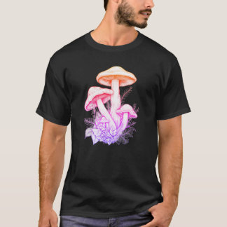 Camiseta Cogumelos Brilhantes Para o Dia da Terra a SS Pret