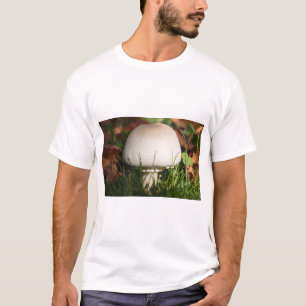 Camiseta Cogumelos de campo numa floresta