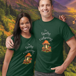 Camiseta Cogumelos de Diversão de Reunião Familiar Personal