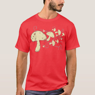 Camiseta Cogumelos de fada que voam com Wings Cottagecore