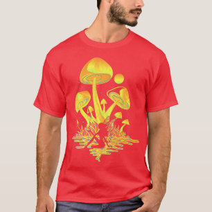 Camiseta Cogumelos de Poeira Fada Fairycore Goblincore Fae