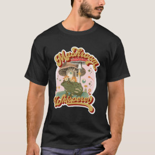 Camiseta Cogumelos Kawaii, Sapo Cute de Suspiro de Cogumelo
