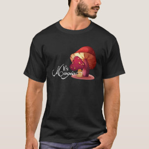 Camiseta Cogumelos Mágicos Médicos Psicodélicos Retrô Vinta