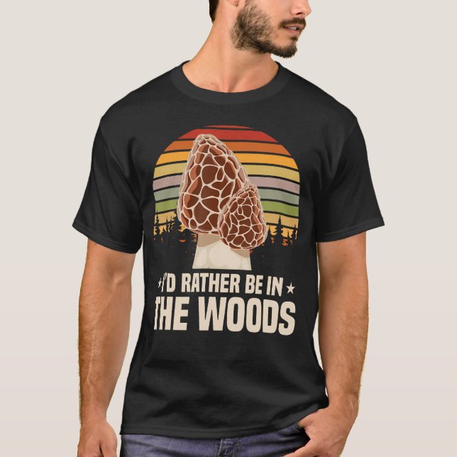 Camiseta Cogumelos Morel Hunter (Frente)