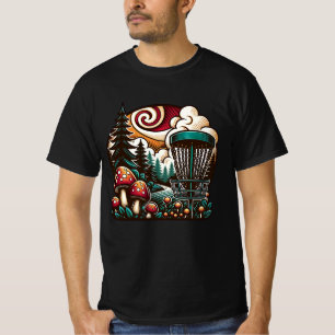 Camiseta Cogumelos Pop Art e Curso de Disc Golf Ai Art