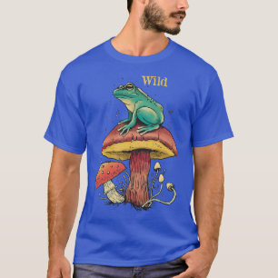 Camiseta Cogumelos Sapos estéticos Fungi Wild