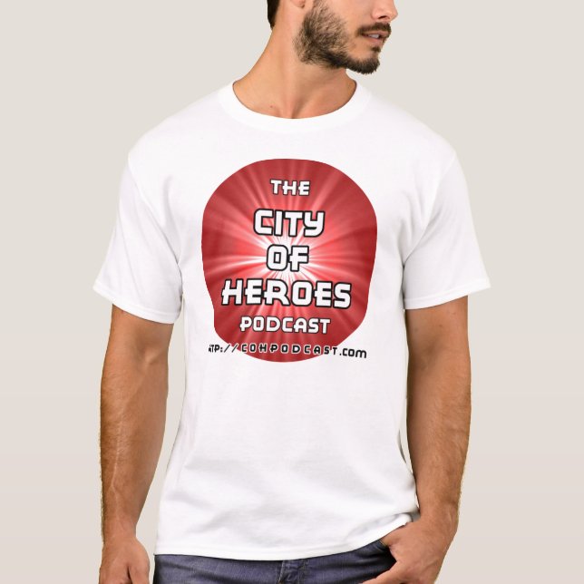 Camiseta CoH Podcast o vermelho (Frente)