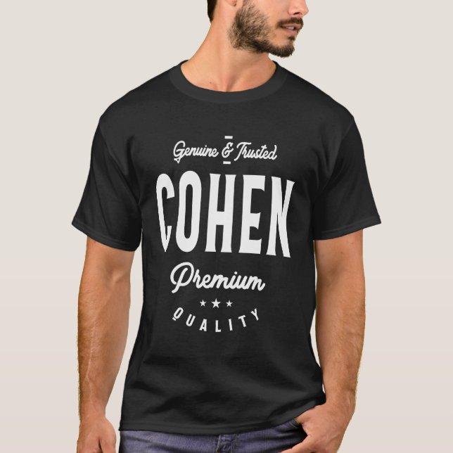 Camiseta Cohen Genuine e Trusted (Frente)