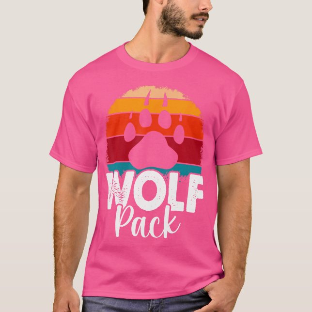 Camiseta Coincidência da Família Wolf Pack (Frente)