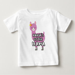 Camiseta Coincidência Mãe Filha Mamas Pequeno Lama