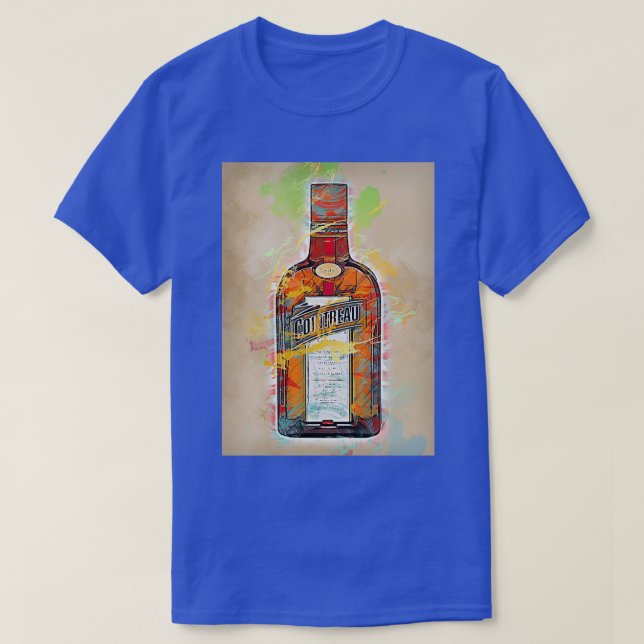 Camiseta Cointreau Watercolor (Frente do Design)