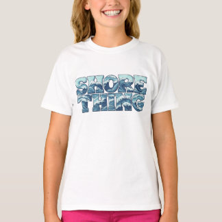 Camiseta Coisa da Praia Ondas do Oceano Retro Gráfico de Su