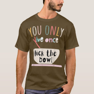 Camiseta Coisa dos amantes da Baking, amante Legal da Comid