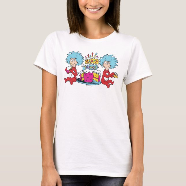 Camiseta Coisa Um Coisa Dois Coisas de Festa (Frente)