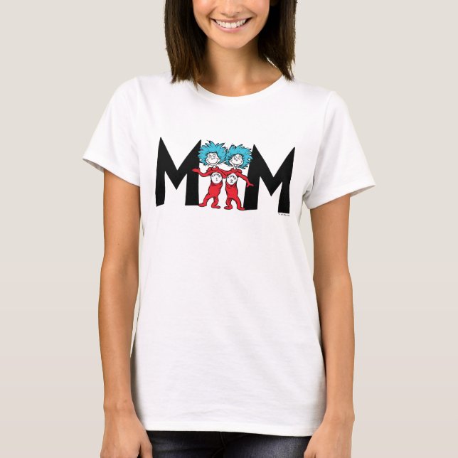 Camiseta Coisa Um Coisa Dois | Mãe de Gêmeos (Frente)