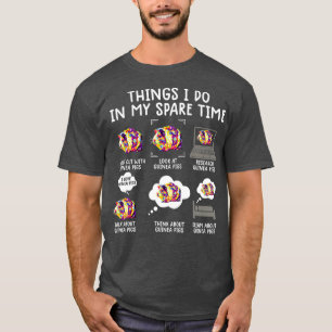 Camiseta Coisas da camisa-da-índia engraçada que faço na