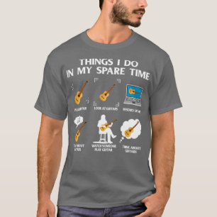 Camiseta Coisas de Violão que faço no meu tempo livre