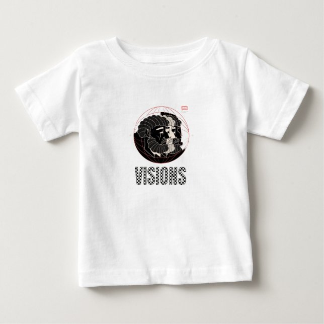 Camiseta coisas de visão bebê (Frente)