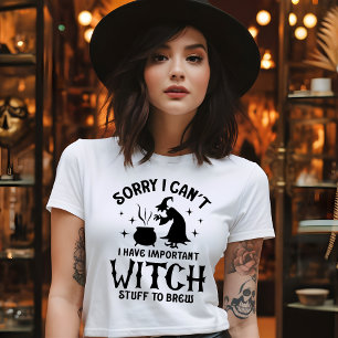 Camiseta Coisas Divertidas de Bruxa para Fazer