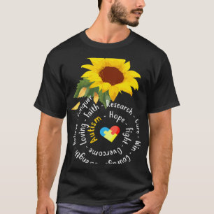 Camiseta Coisas do Autismo Girassol Conscientização do Auti