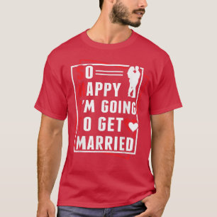 Camiseta Coisas engraçadas para homens festa de despedida d