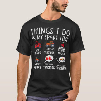 Camiseta Coisas Engraçadas Que Faço No Meu Tempo Livre Moto