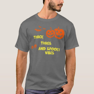 Camiseta Coisas Espessas E Festa De Dia de as Bruxas engraç