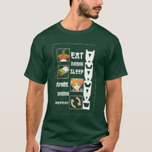 Camiseta Coisas Fofas de Anime Mercadoria de Anime Amigo de