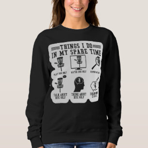 Camiseta Coisas Que Eu Faço Em Meu Disco Esportivo De Tempo