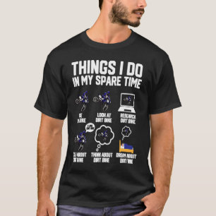 Camiseta Coisas Que Eu Faço Em Meu Tempo De Sobreposição, P