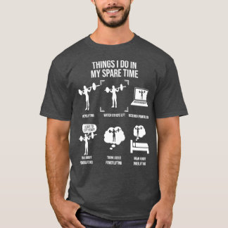 Camiseta Coisas Que Eu Faço Em Meu Tempo De Sobrevivência M