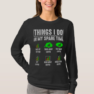 Camiseta Coisas Que Eu Faço Em Meu Tempo Livre Comercializa