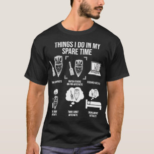 Camiseta Coisas Que Eu Faço Em Meu Tempo Livre, Engraçada A