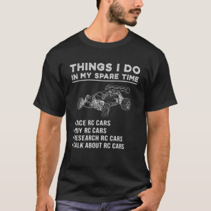 Camiseta Coisas Que Eu Faço Em Meu Tempo Livre Pesquisa Rc-