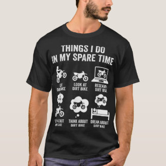 Camiseta Coisas Que Eu Faço No Meu Tempo Esparso, Coisas En