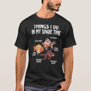 Camiseta Coisas Que Eu Faço No Meu Tempo Esparso Peixes Gol