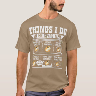 Camiseta Coisas Que Eu Faço No Meu Tempo Inteiro Guineense 