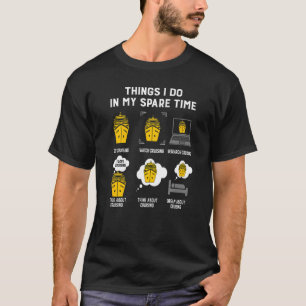 Camiseta Coisas Que Eu Faço No Meu Tempo Inteiro Para Cruza