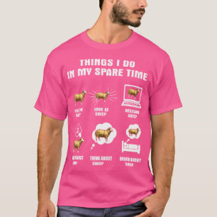 Camiseta Coisas Que Eu Faço No Meu Tempo Livre Alimentam A