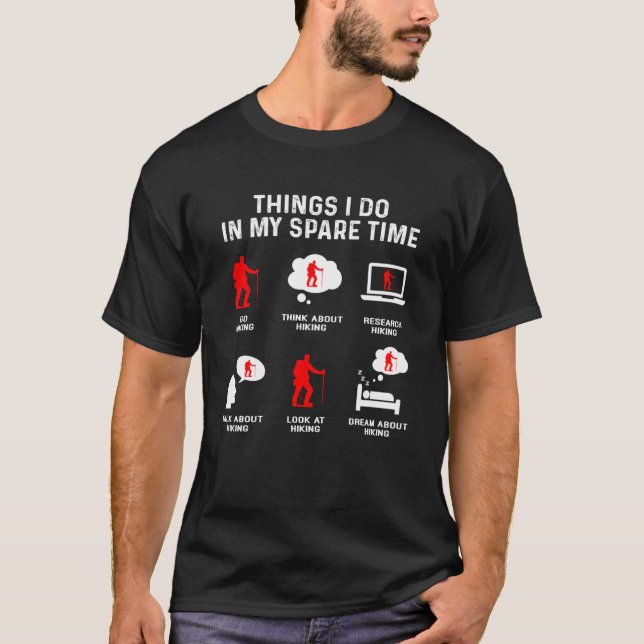 Camiseta Coisas Que Eu Faço No Meu Tempo Livre Assistindo P (Frente)