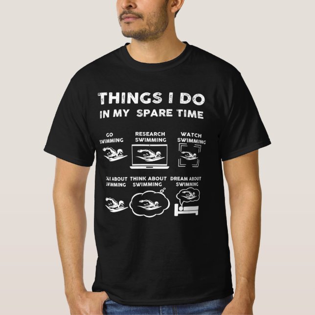 Camiseta Coisas Que Eu Faço No Meu Tempo Livre É Engraçado  (Frente)