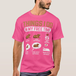 Camiseta Coisas Que Eu Faço No Meu Tempo Livre Engraçado Ca