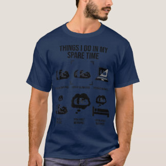 Camiseta Coisas Que Eu Faço No Meu Tempo Livre, Guiné Pig L