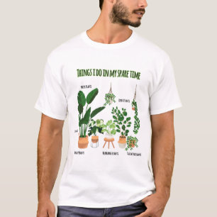 Camiseta Coisas Que Eu Faço No Meu Tempo Livre - Jardineiro