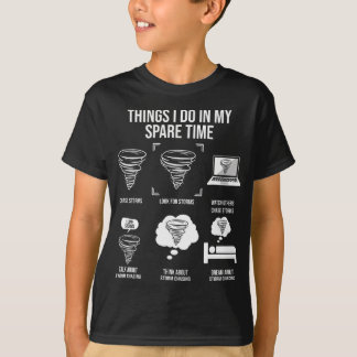 Camiseta Coisas Que Eu Faço No Meu Tempo Livre, Tornado Sto