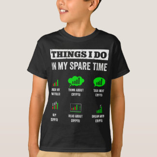 Camiseta Coisas Que Eu Faço No Meu Tempo Livre Trocando Cri